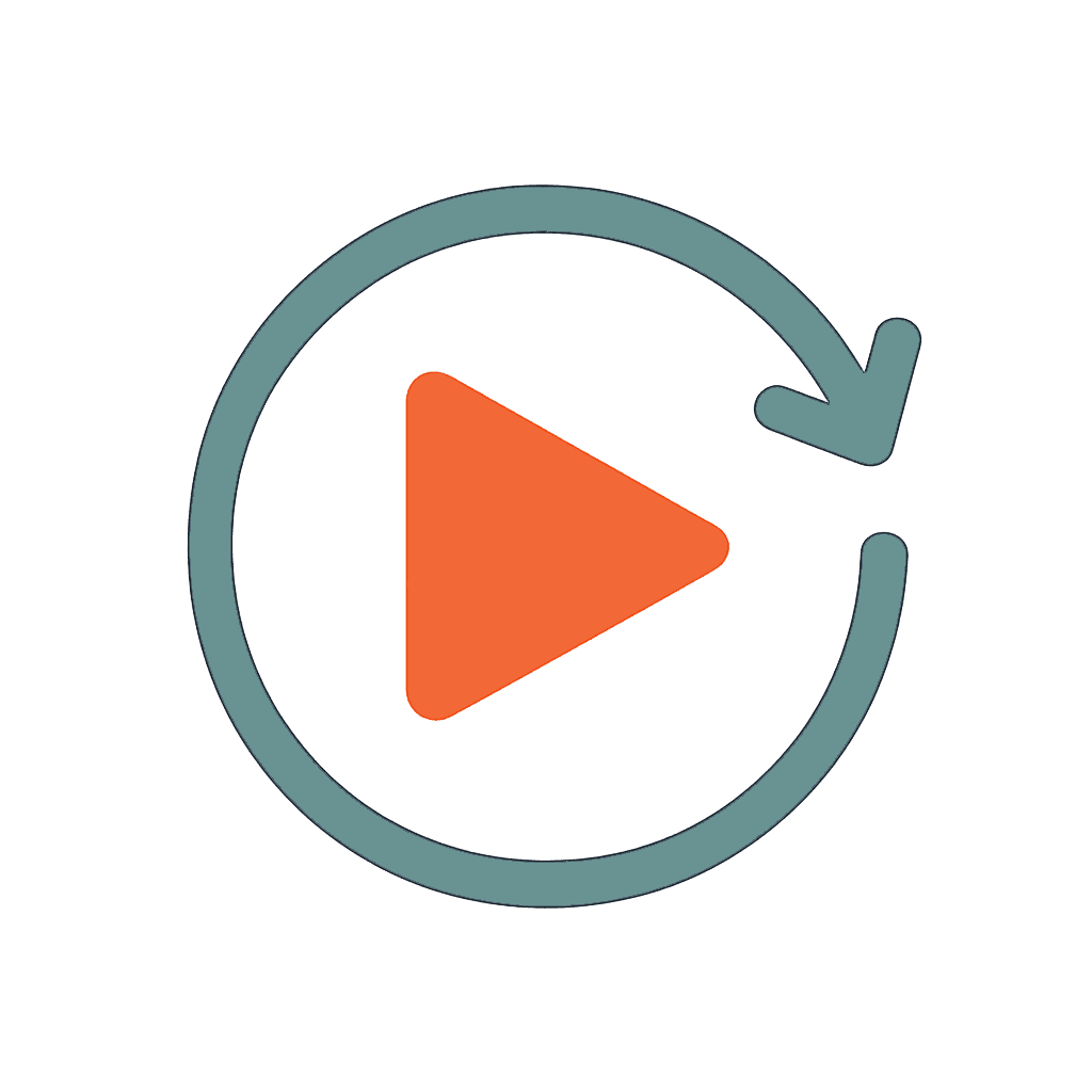 RSU Icon - Rewatch anytime